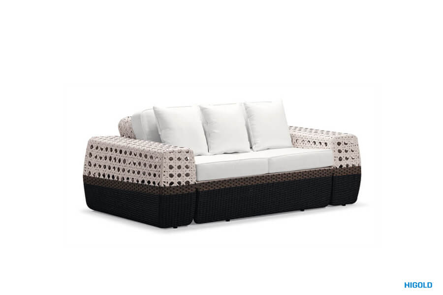 Crocodile meble ogrodowe z technorattanu zestaw ...