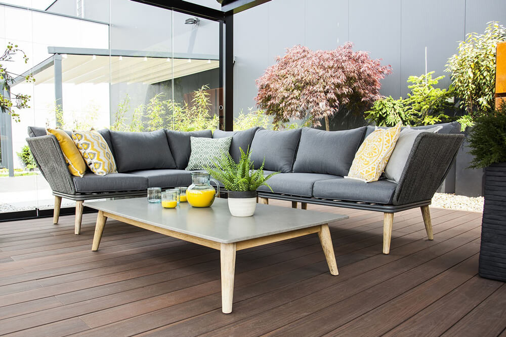 Corfu 2 elegancki narożnik ogrodowy 6 osobowy - Sklep ...